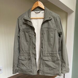 LL Bean Olive Green Utility Jacket
